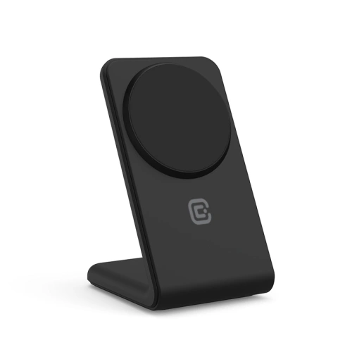 Kup Crong Încărcător wireless 2 în 1 MagSpot Stand MagSafe (negru) - CRG669 - {ean13} - Sklep Home Screen