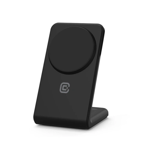 Kup Crong Încărcător wireless 2 în 1 MagSpot Stand MagSafe (negru) - CRG669 - {ean13} - Sklep Home Screen