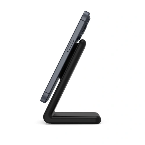 Kup Crong Încărcător wireless 2 în 1 MagSpot Stand MagSafe (negru) - CRG669 - {ean13} - Sklep Home Screen