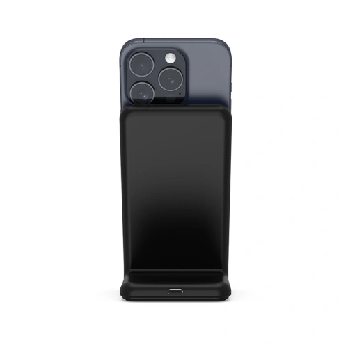 Buy Crong MagSpot Stand MagSafe 2-in-1 Wireless Charger (black) - CRG669 - {ean13} - Home Screen Store Europe