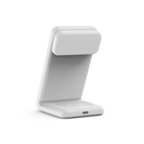 Kup Bezdrátová nabíječka 3w1 Crong MagSpot Pivot Stand MagSafe (bílá) - CRG670 - {ean13} - Sklep Home Screen