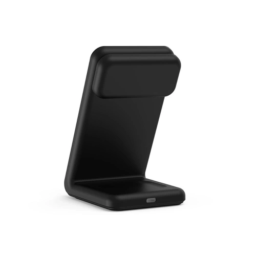 Kup Bezdrátová nabíječka 3w1 Crong MagSpot Pivot Stand MagSafe (černá) - CRG671 - {ean13} - Sklep Home Screen