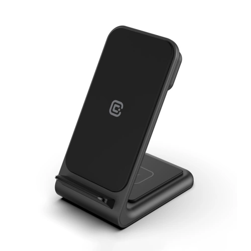 Kup Crong Încărcător wireless 3 în 1 PowerSpot Pivot Stand (negru) - CRG672 - {ean13} - Sklep Home Screen