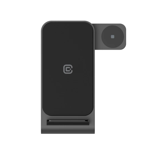 Kup Crong Încărcător wireless 3 în 1 PowerSpot Pivot Stand (negru) - CRG672 - {ean13} - Sklep Home Screen