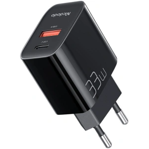 Kup Hálózati töltő Mcdodo CH-0921 USB-A, USB-C, GaN, 33W (fekete) - MDD211 - {ean13} - Sklep Home Screen