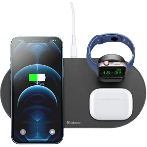 Buy Mcdodo CH-7061 3in1 wireless charger, 15W black - MDD213 - {ean13} - Home Screen Store Europe