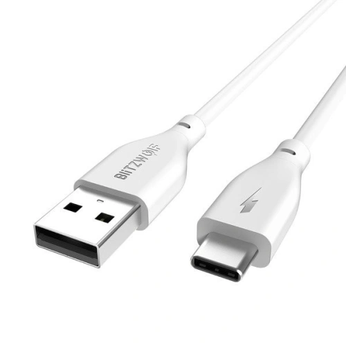 Kup USB 2.0 Typ C AmpCore Kabel BlitzWolf BW-TC12 1m weiß - BLZ045WHT - {ean13} - Sklep Home Screen