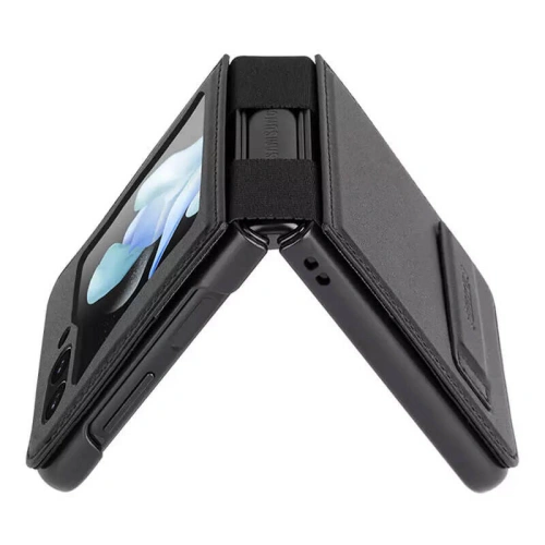 Kup Nillkin Samsung Husă Qin Leather Galaxy Z Flip5 (negru) - NLK1375 - {ean13} - Sklep Home Screen