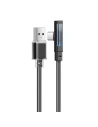 Sarok kábel Mcdodo CA-3423 USB-A / USB-C, 1.8m LED-del (fekete)