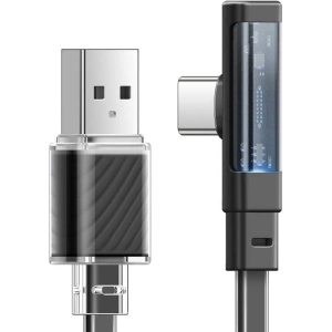 Kup Kabel kątowy Mcdodo CA-3423 USB-A / USB-C, 1.8m z LED (czarny) - MDD220 - {ean13} - Sklep Home Screen