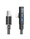 Kup Sarokkábel Mcdodo CA-3440 USB-C / Lightning, 1.2m LED-del (fekete) - MDD221 - {ean13} - Sklep Home Screen
