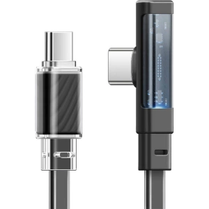Kup Kabel kątowy Mcdodo CA-3453 USB-C / USB-C, 1.8m z LED (czarny) - MDD223 - {ean13} - Sklep Home Screen
