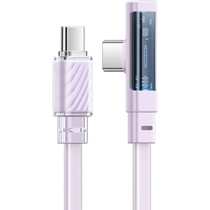 Kup Kabel kątowy Mcdodo CA-3454 USB-C / USB-C, 1.8m z LED (fioletowy) - MDD224 - {ean13} - Sklep Home Screen
