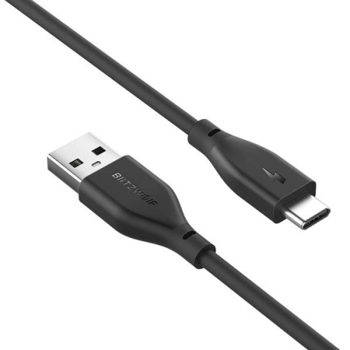 Kup USB 2.0 C típusú AmpCore BlitzWolf BW-TC12 1m fekete - BLZ046BLK - {ean13} - Sklep Home Screen