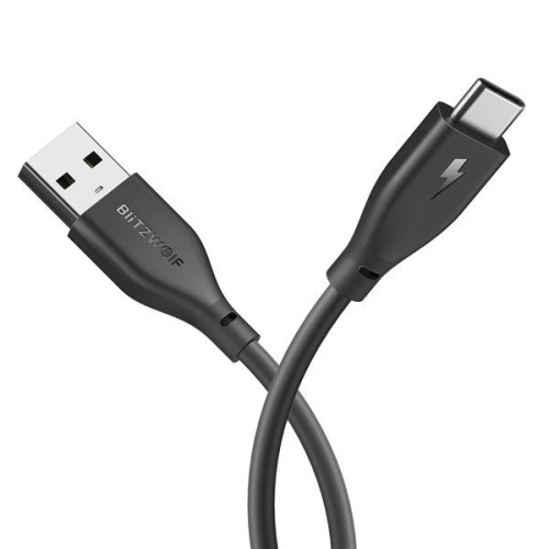 Kup Kabel USB 2.0 typu C AmpCore BlitzWolf BW-TC12 1m czarny - BLZ046BLK - {ean13} - Sklep Home Screen