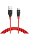 Cablu USB 2.0 tip C AmpCore BlitzWolf BW-TC12 1m roșu