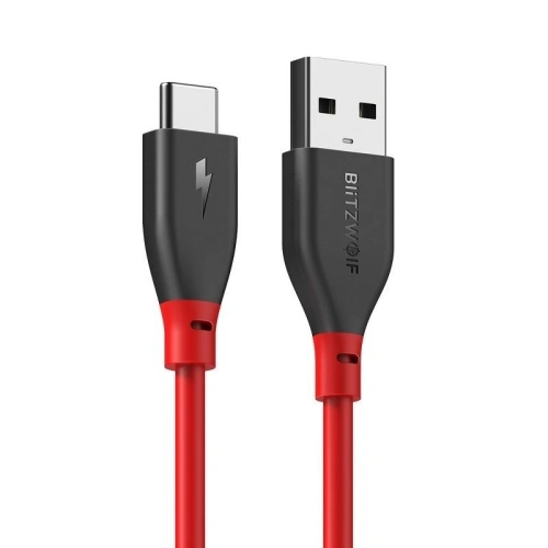 Kup USB 2.0 C típusú AmpCore BlitzWolf BW-TC12 1m piros - BLZ047RED - {ean13} - Sklep Home Screen