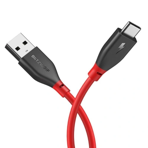 Kup USB 2.0 C típusú AmpCore BlitzWolf BW-TC12 1m piros - BLZ047RED - {ean13} - Sklep Home Screen
