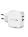 Încărcător USB BlitzWolf BW-S2 4,8A 24W alb
