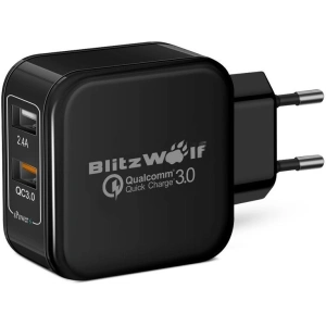 Wall Charger USB BlitzWolf BW-S6 30W Black