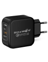 Încărcătorul de rețea USB BlitzWolf BW-S6 30W negru