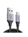 Kabel micro USB UGREEN QC 3.0 2.4A 0.25m (černý)