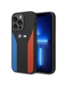 Etui BMW BMHCP15X22SCSK Apple iPhone 15 Pro Max Szilikon Kék&Piros Csíkok M Kollekció fekete/black