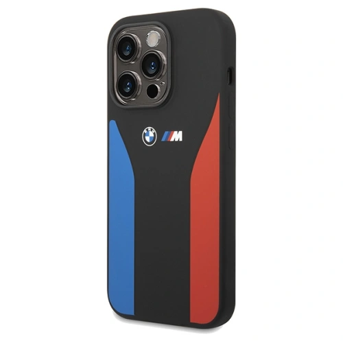Kup Etui BMW BMHCP15X22SCSK Apple iPhone 15 Pro Max Szilikon Kék&Piros Csíkok M Kollekció fekete/black - BMW574 - {ean13} - Sklep Home Screen