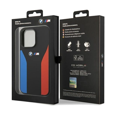 Kup Etui BMW BMHCP15X22SCSK Apple iPhone 15 Pro Max Szilikon Kék&Piros Csíkok M Kollekció fekete/black - BMW574 - {ean13} - Sklep Home Screen