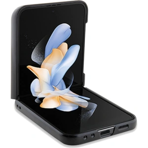 Case BMW BMHCZF5SLLBK Samsung Galaxy Z Flip5 Leder Heißprägung schwarz/black