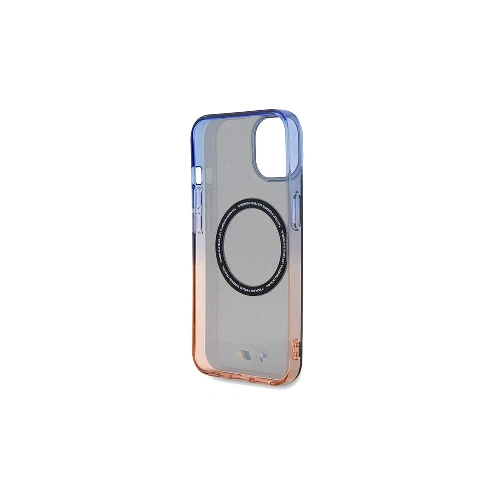 Etui BMW BMHMP15MHTGE Apple iPhone 15 Plus / 14 Plus hardcase Gradient Bumper MagSafe szary/grey
