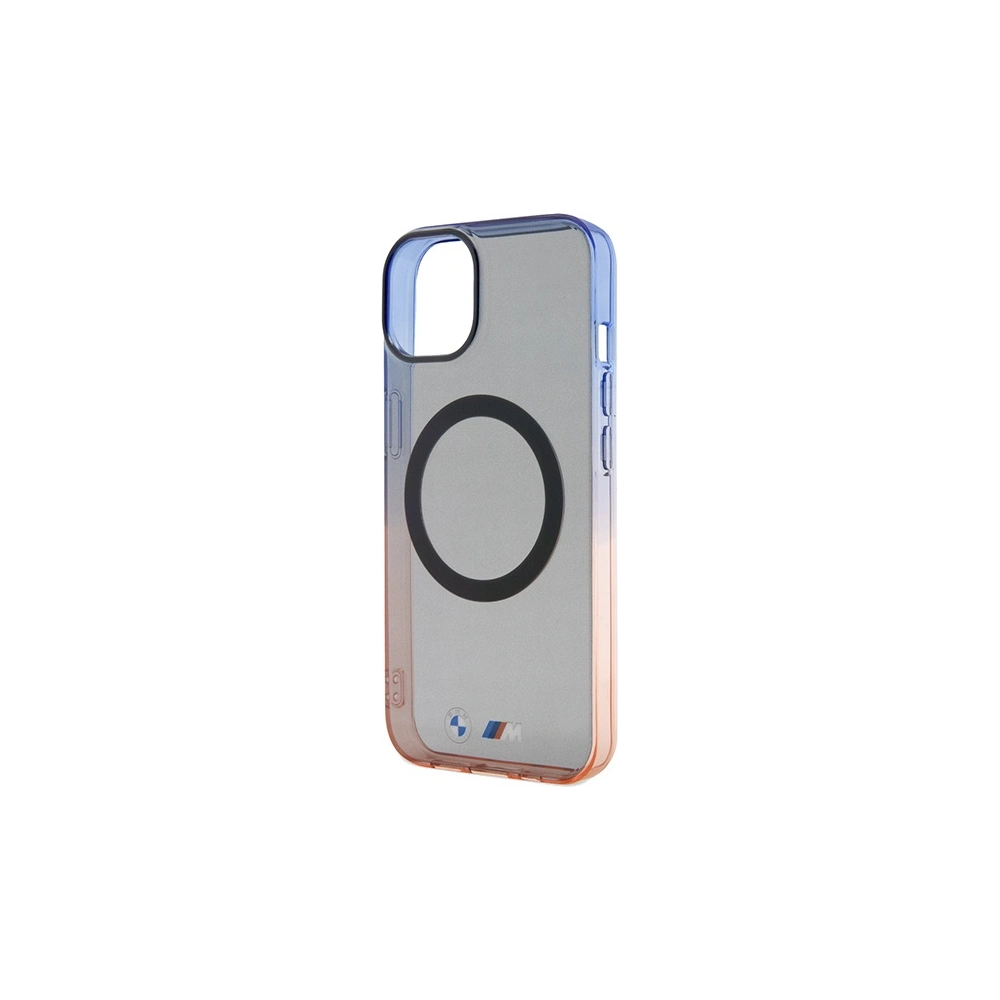 Etui BMW BMHMP15SHTGE Apple iPhone 15 / 14 hardcase Gradient Bumper MagSafe szary/grey