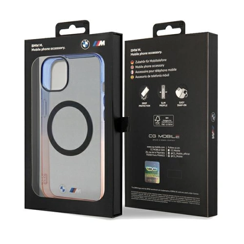 Kup Case BMW BMHMP15SHTGE Apple iPhone 15 / 14 Hardcase Gradient Bumper MagSafe grau/grey - BMW577 - {ean13} - Sklep Home Screen