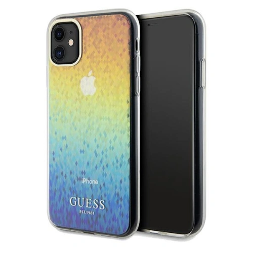 Kup Guess Apple Geantă GUHCN61HDECMI iPhone XR / 11 carcasă rigidă IML Faceted Mirror Disco Iridescent multicolor - GUE3052 - {ean13} - Sklep Home Screen