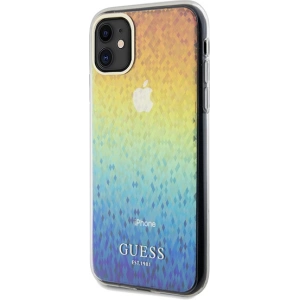 Kup Case Guess GUHCN61HDECMI Apple iPhone XR / 11 Hartschale IML Faceted Mirror Disco Iridescent mehrfarbig - GUE3052 - {ean13} - Sklep Home Screen