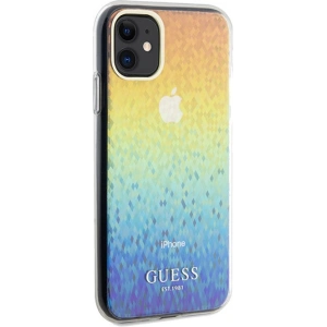 Kup Case Guess GUHCN61HDECMI Apple iPhone XR / 11 Hartschale IML Faceted Mirror Disco Iridescent mehrfarbig - GUE3052 - {ean13} - Sklep Home Screen