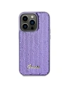 Case Guess GUHCN61PSFDGSU Apple iPhone XR / 11 Hartschale Sequin Script Metal lila/purple