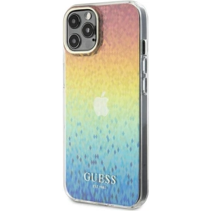 Kup Etui Guess GUHCP12MHDECMI Apple iPhone 12 / 12 Pro hardcase IML Faceted Mirror Disco Iridescent wielokolorowy - GUE3056 - {ean13} - Sklep Home Screen