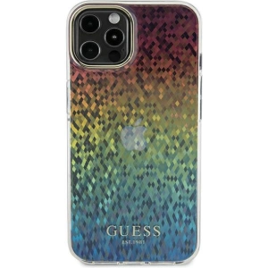 Kup Etui Guess GUHCP12MHDECMI Apple iPhone 12 / 12 Pro hardcase IML Faceted Mirror Disco Iridescent wielokolorowy - GUE3056 - {ean13} - Sklep Home Screen