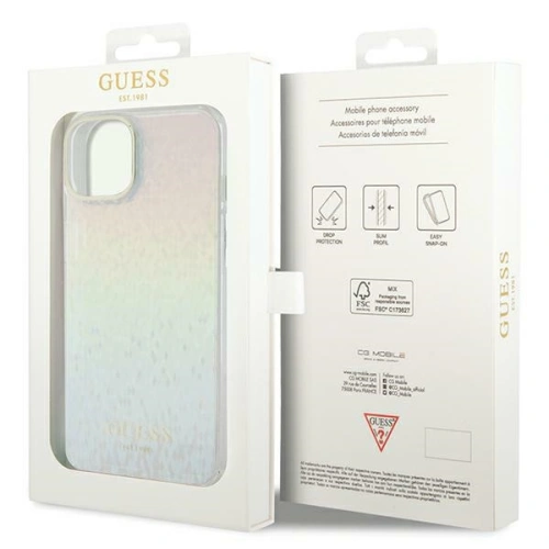 Kup Guess Apple GUHCP12MHDECMI iPhone 12 / 12 Pro hardcase IML Faceted Mirror Disco Iridescent multicolor - GUE3056 - {ean13} - Sklep Home Screen