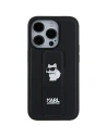 Kup Case Karl Lagerfeld KLHCN61GSACHPK Apple iPhone XR / 11 Hartschale Gripstand Saffiano Choupette Pins schwarz/black - KLD1826 - {ean13} - Sklep Home Screen