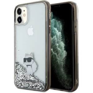 Kup Case Karl Lagerfeld KLHCN61LKCNSK Apple iPhone XR / 11 Hardcase Liquid Glitter Choupette transparent - KLD1828 - {ean13} - Sklep Home Screen