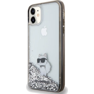 Kup Case Karl Lagerfeld KLHCN61LKCNSK Apple iPhone XR / 11 Hardcase Liquid Glitter Choupette transparent - KLD1828 - {ean13} - Sklep Home Screen