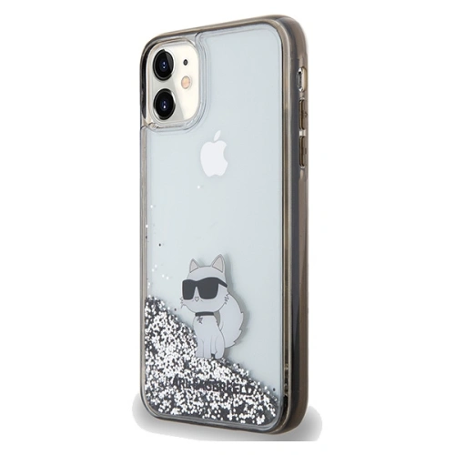Kup Case Karl Lagerfeld KLHCN61LKCNSK Apple iPhone XR / 11 Hardcase Liquid Glitter Choupette transparent - KLD1828 - {ean13} - Sklep Home Screen