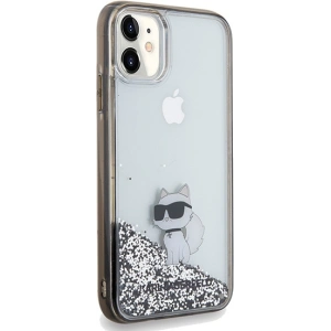 Kup Case Karl Lagerfeld KLHCN61LKCNSK Apple iPhone XR / 11 Hardcase Liquid Glitter Choupette transparent - KLD1828 - {ean13} - Sklep Home Screen