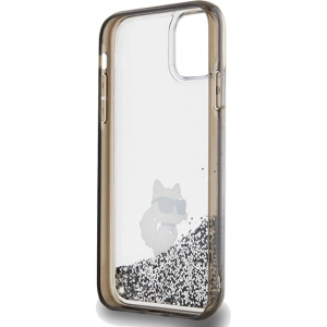 Kup Case Karl Lagerfeld KLHCN61LKCNSK Apple iPhone XR / 11 Hardcase Liquid Glitter Choupette transparent - KLD1828 - {ean13} - Sklep Home Screen