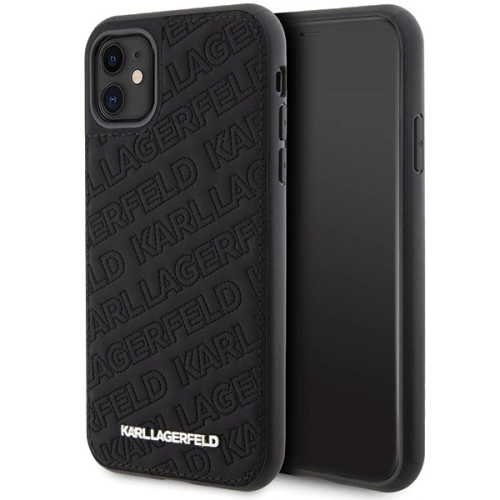 Kup Etui Karl Lagerfeld KLHCN61PQKPMK Apple iPhone XR / 11 kemény tok Quilted K Pattern fekete/black - KLD1829 - {ean13} - Sklep Home Screen