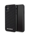 Case Karl Lagerfeld KLHCN61PQKPMK Apple iPhone XR / 11 Hardcase Quilted K Pattern schwarz/black