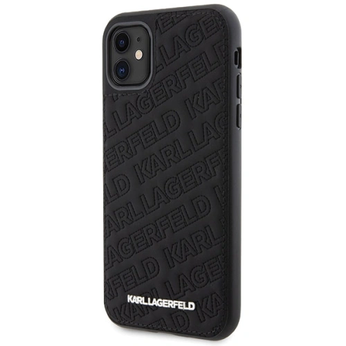 Buy Karl Lagerfeld KLHCN61PQKPMK Apple iPhone XR / 11 hardcase Quilted K Pattern black - KLD1829 - {ean13} - Home Screen Store Europe