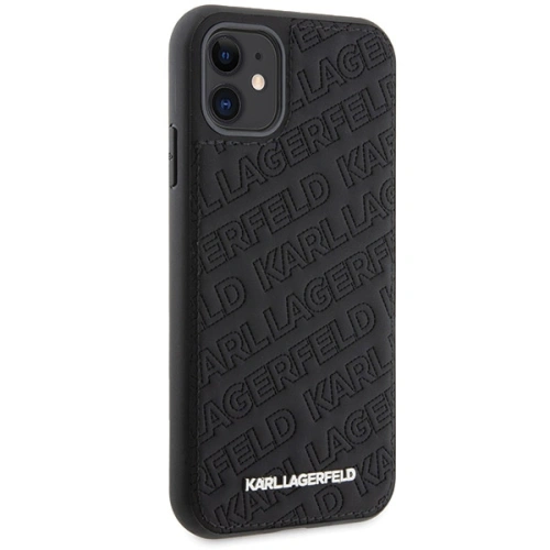 Buy Karl Lagerfeld KLHCN61PQKPMK Apple iPhone XR / 11 hardcase Quilted K Pattern black - KLD1829 - {ean13} - Home Screen Store Europe